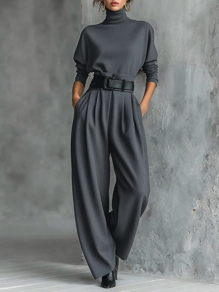 Gabriele Turtleneck Two-Piece Set