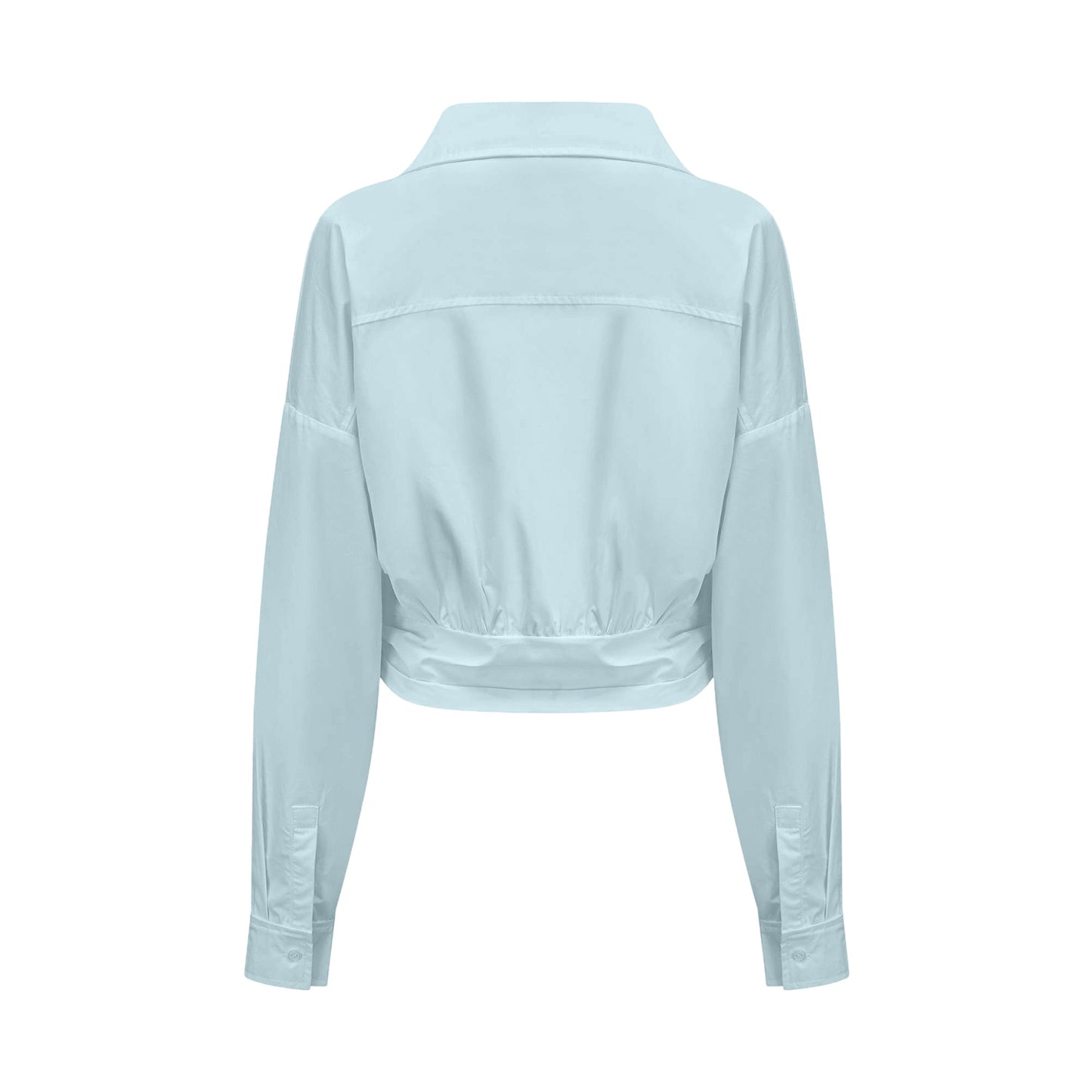 Azalie Blue Asymmetrical Shirt