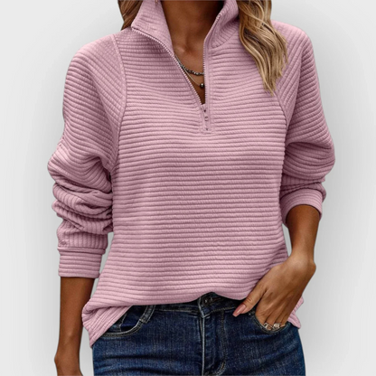 The Heather Half-Zip