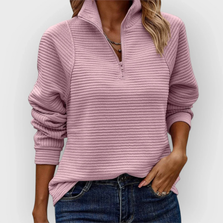 The Heather Half-Zip