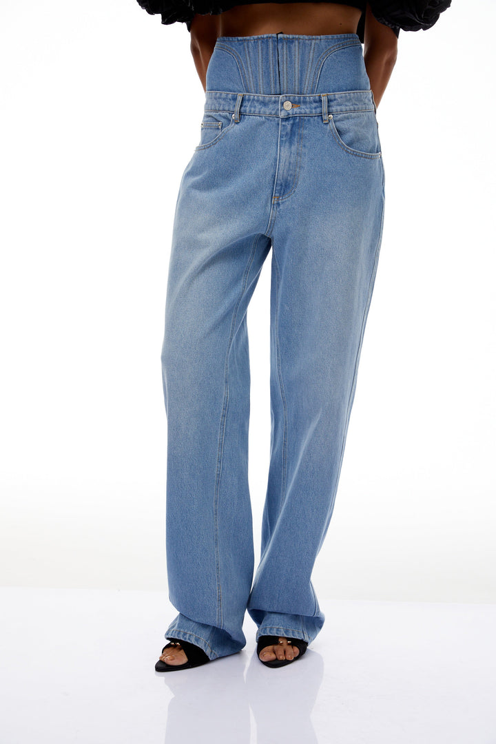 The Periwinkle Corset Jeans