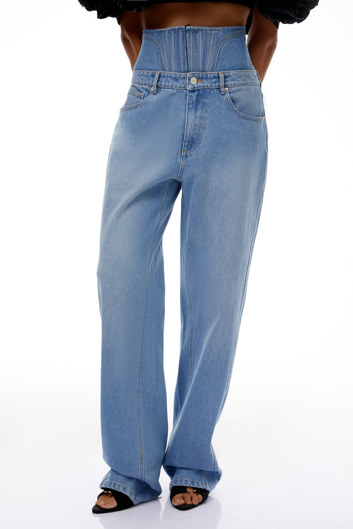The Periwinkle Corset Jeans