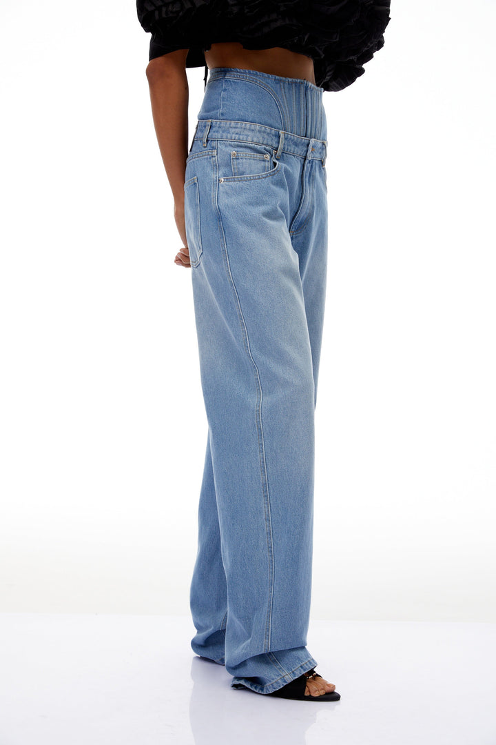 The Periwinkle Corset Jeans