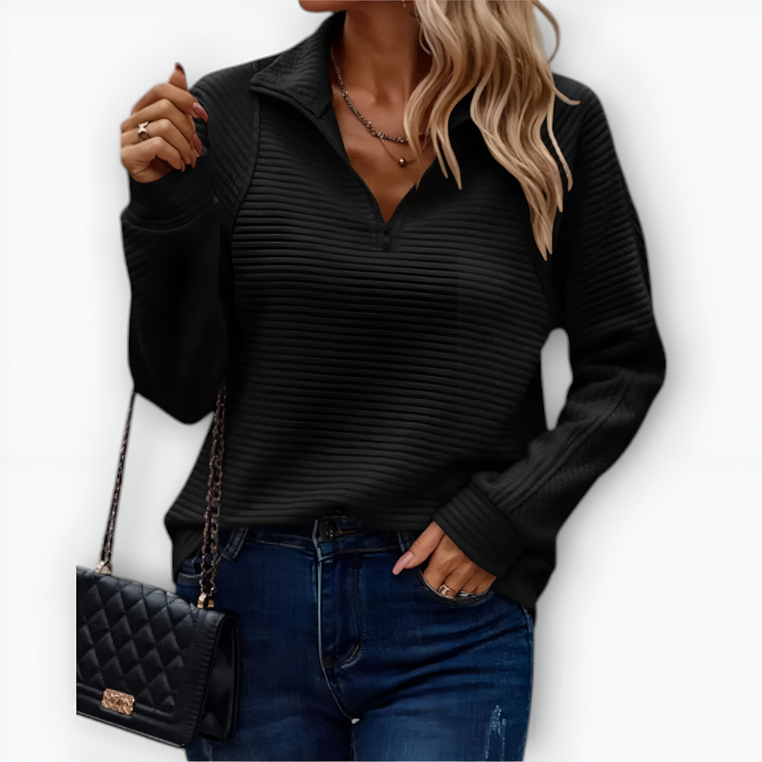 The Heather Half-Zip