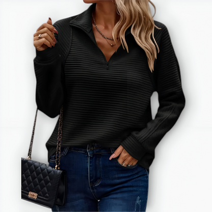 The Heather Half-Zip