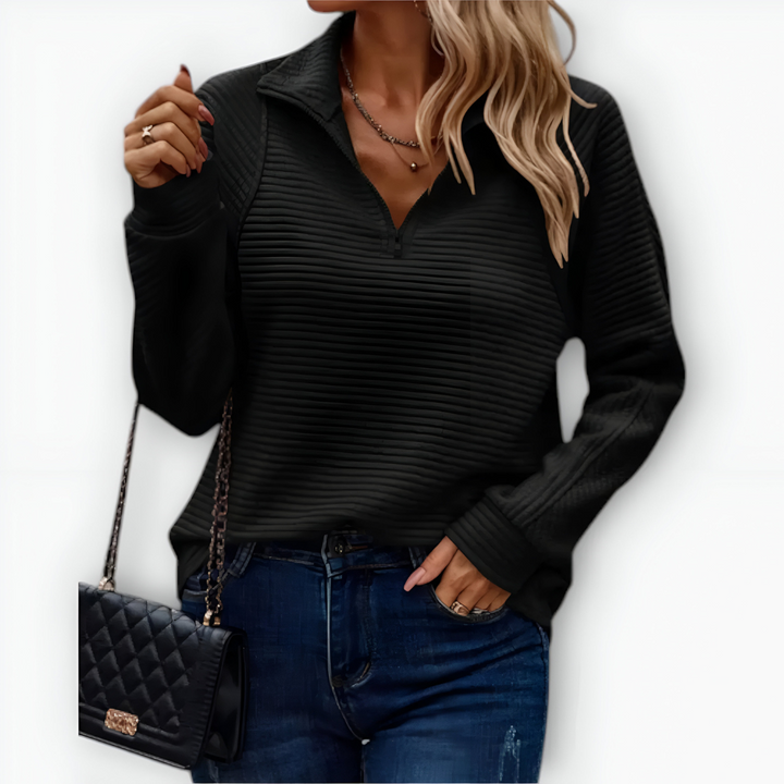 The Heather Half-Zip