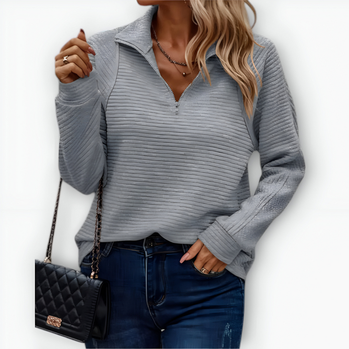 The Heather Half-Zip