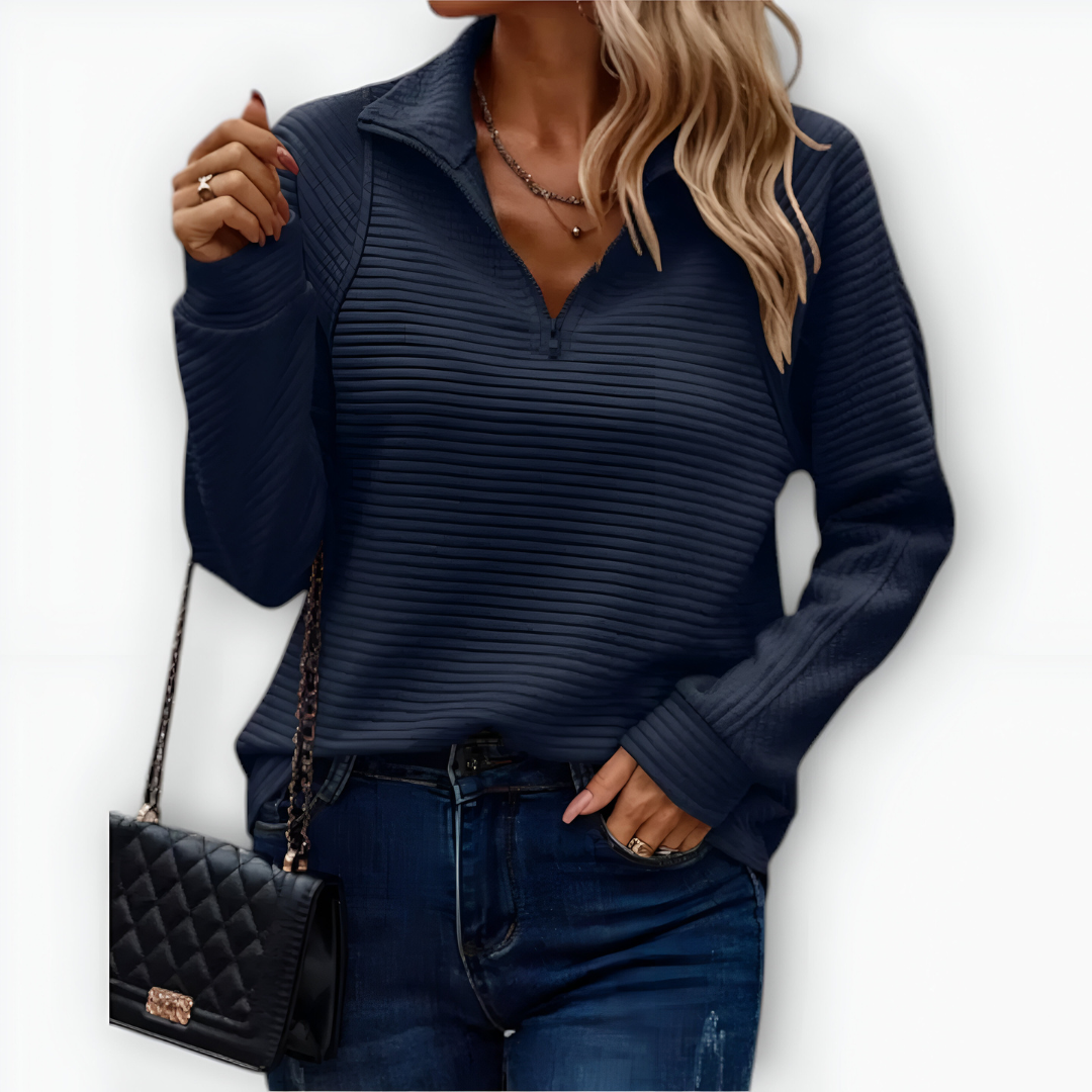 The Heather Half-Zip