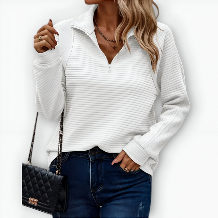 The Heather Half-Zip