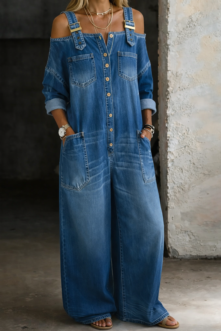 The Juniper Denim Jumpsuit