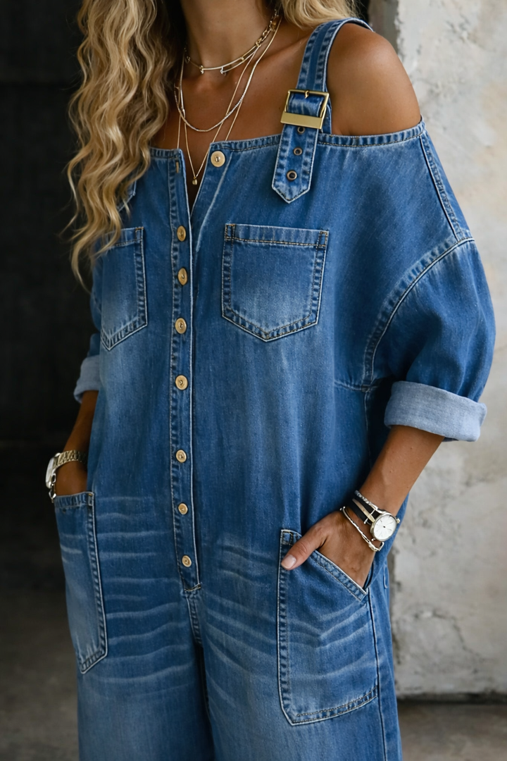 The Juniper Denim Jumpsuit