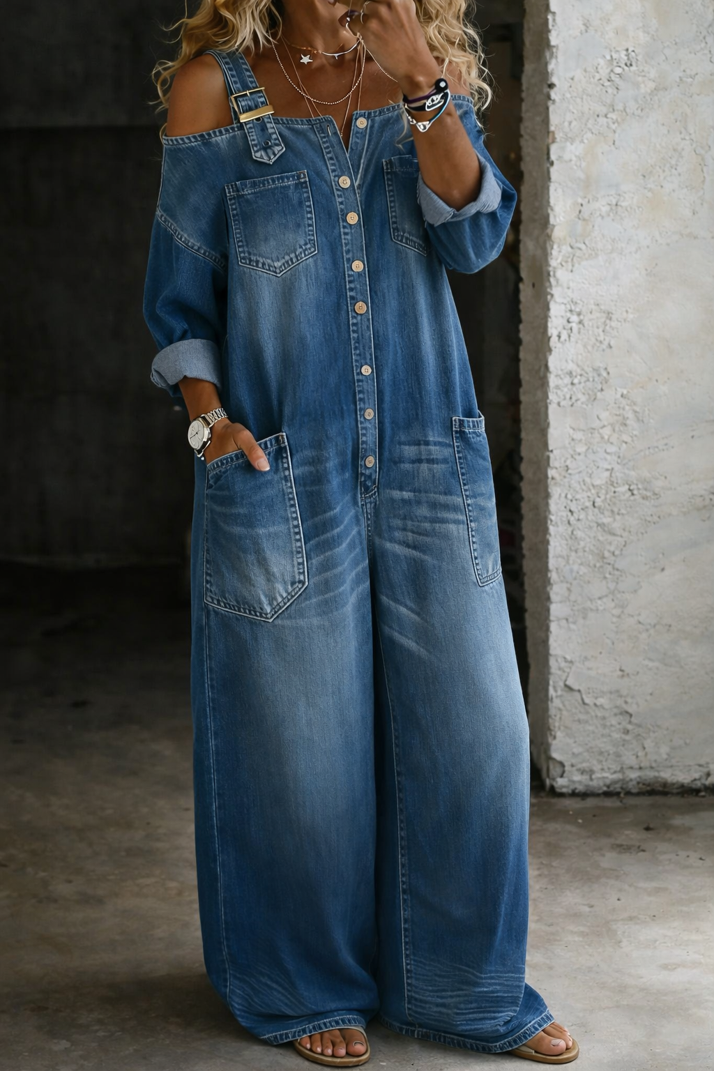 The Juniper Denim Jumpsuit