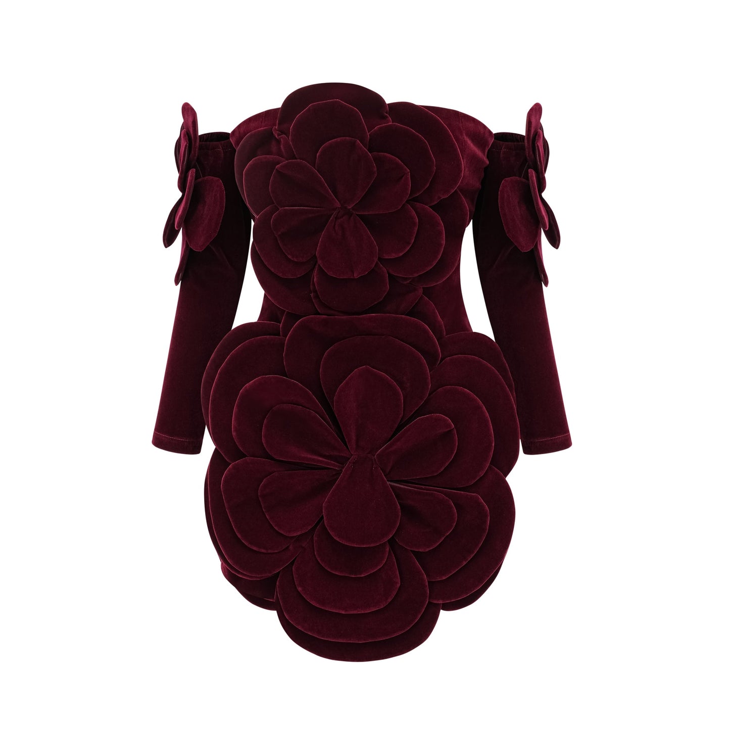 Adrianna Red Floral Mini Dress