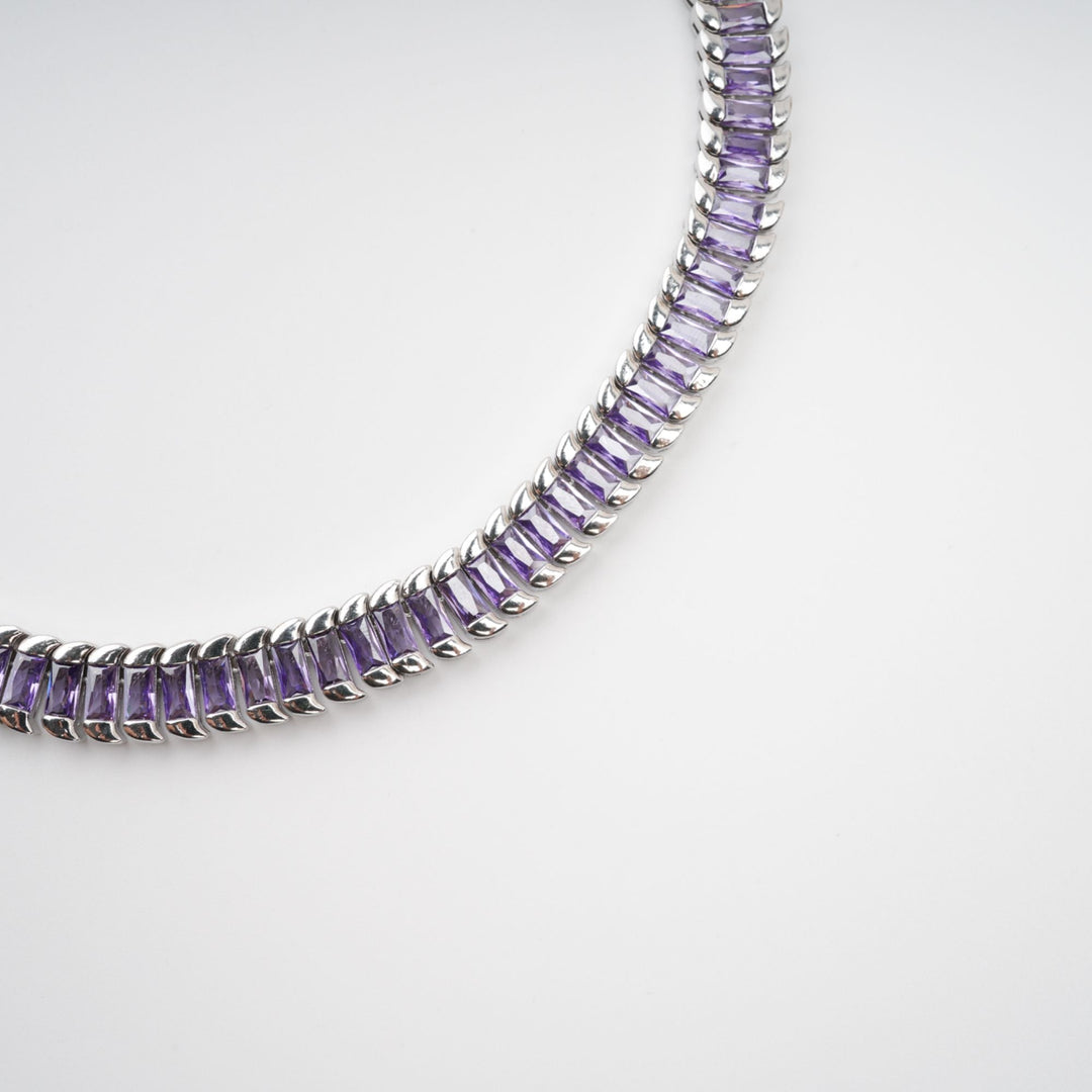 The Lilac Pavé Necklace