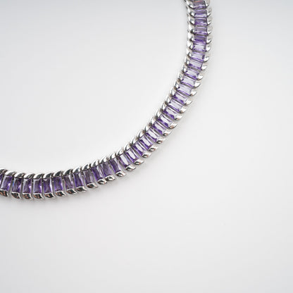 The Lilac Pavé Necklace