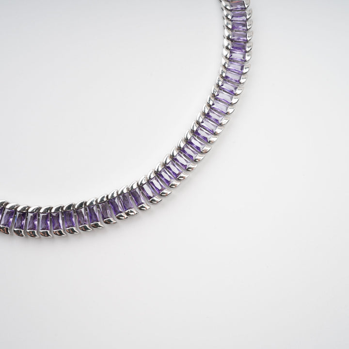 The Lilac Pavé Necklace