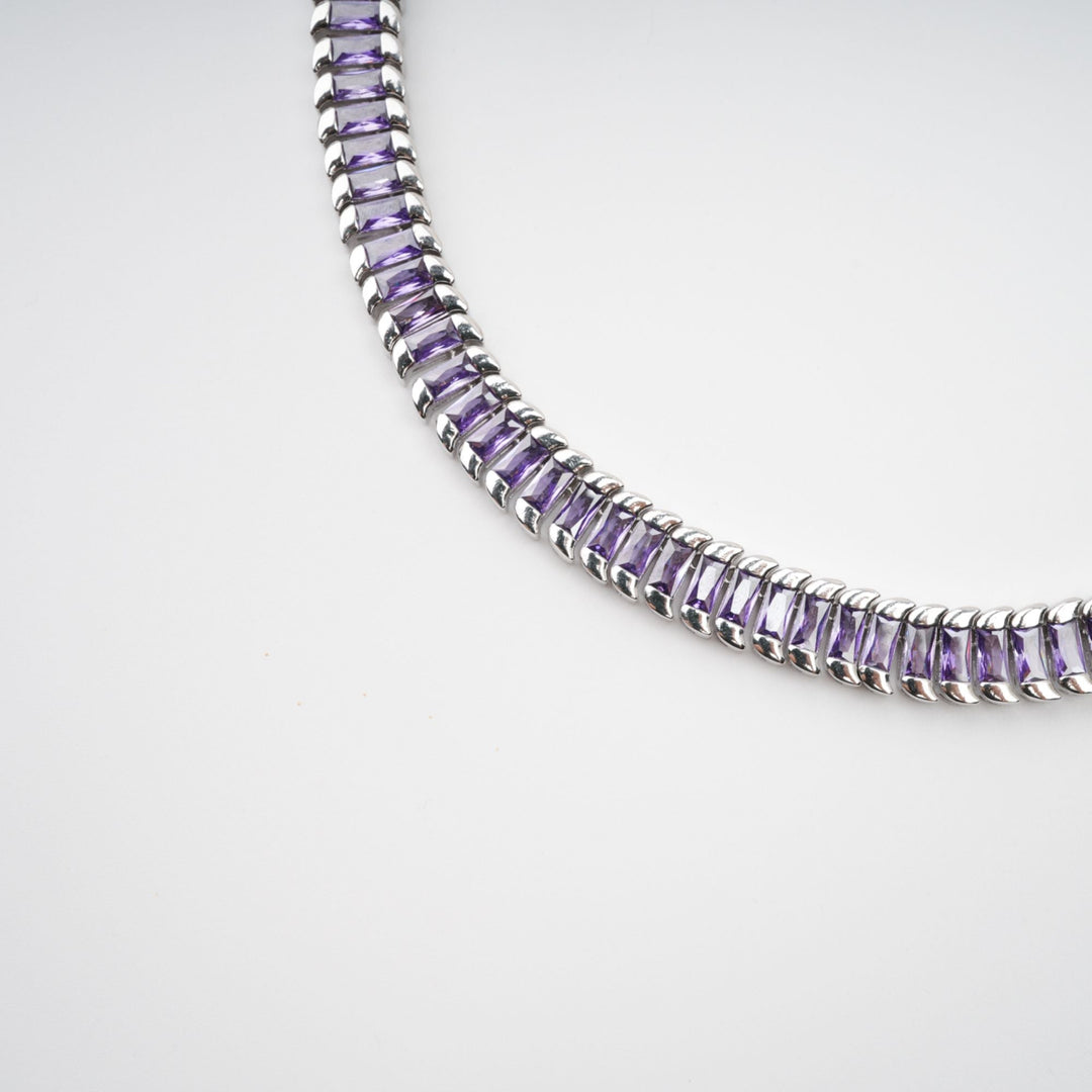 The Lilac Pavé Necklace