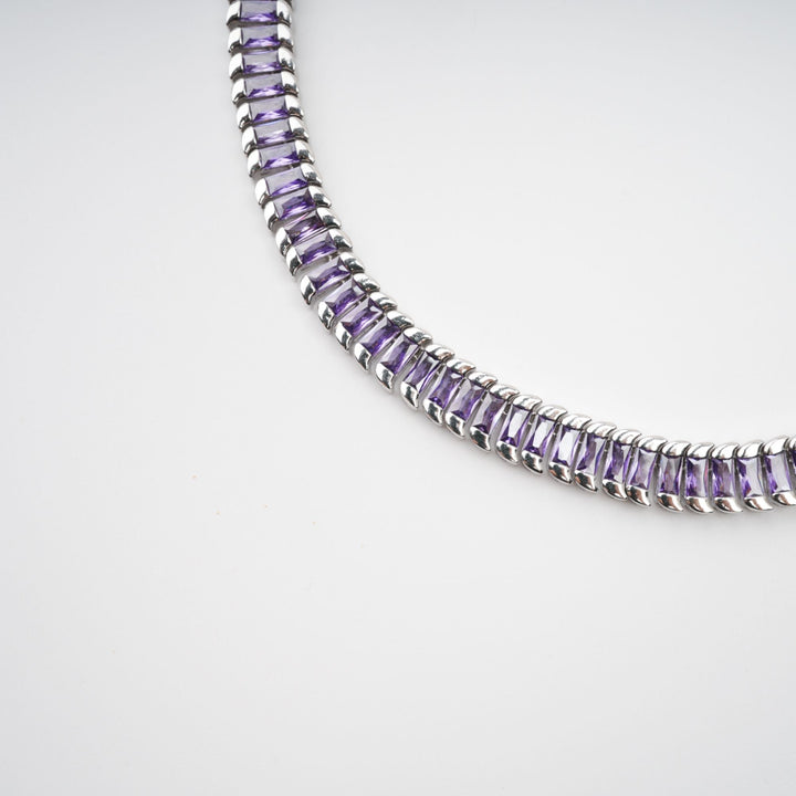 The Lilac Pavé Necklace