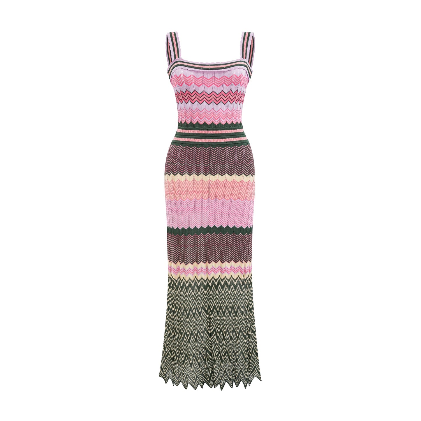 Amelie knitted midi dress