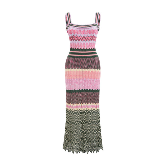 Amelie knitted midi dress