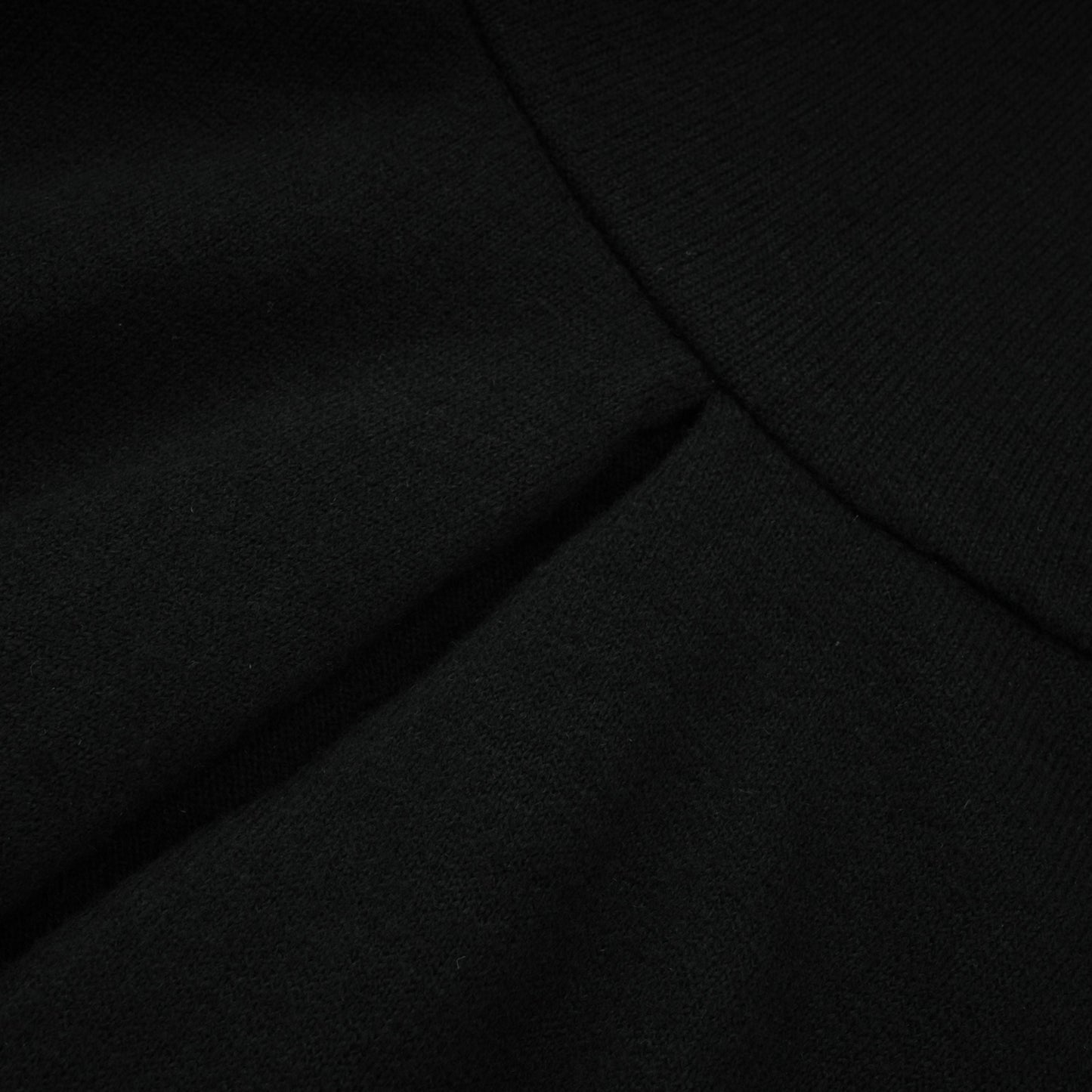 Filomena Black Layered Asymmetrical Knit Cape Top