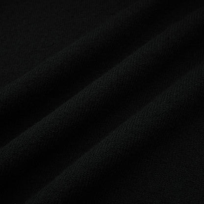 Filomena Black Layered Asymmetrical Knit Cape Top