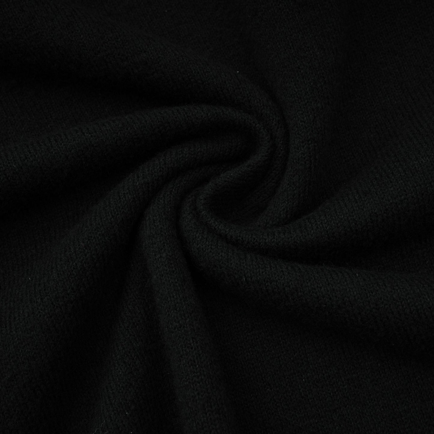 Filomena Black Layered Asymmetrical Knit Cape Top