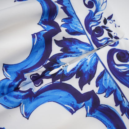 Allegra graphic-printed top & skirt matching set