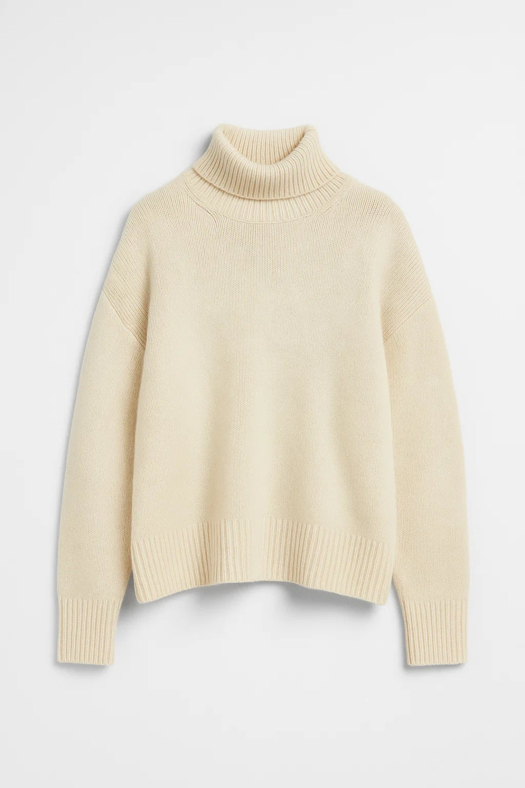 Victoria Roll-Neck Knit Sweater