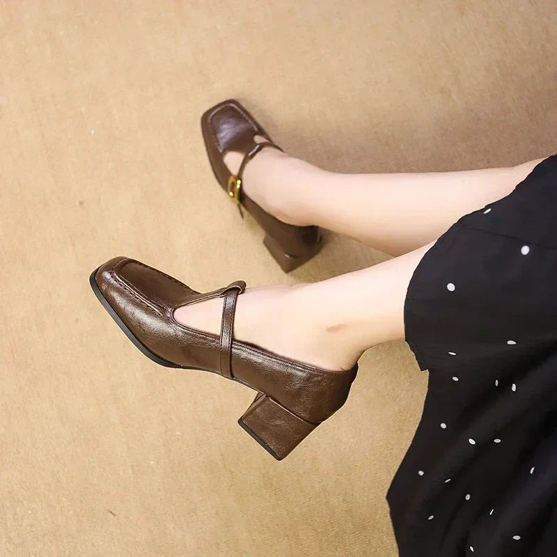Jenifer Square Toe Shoes
