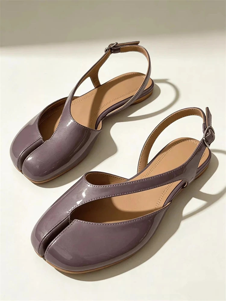 Felicia Split-Toe Slingback Sandals
