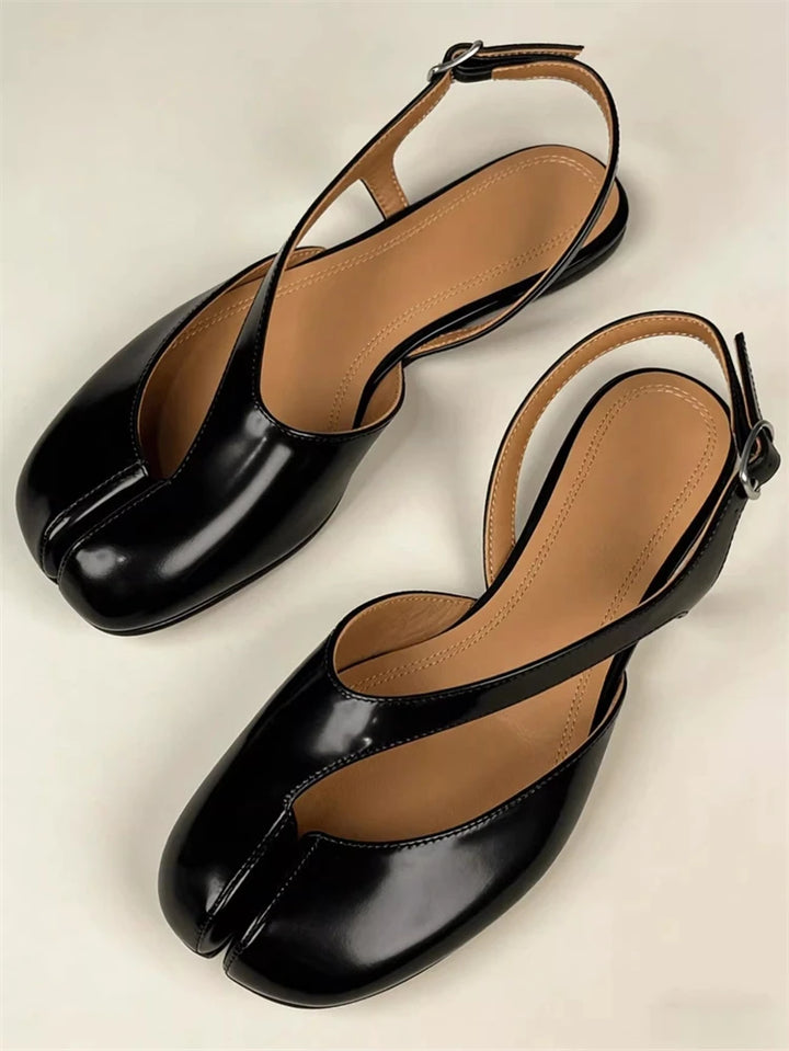 Felicia Split-Toe Slingback Sandals