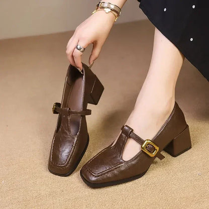 Jenifer Square Toe Shoes