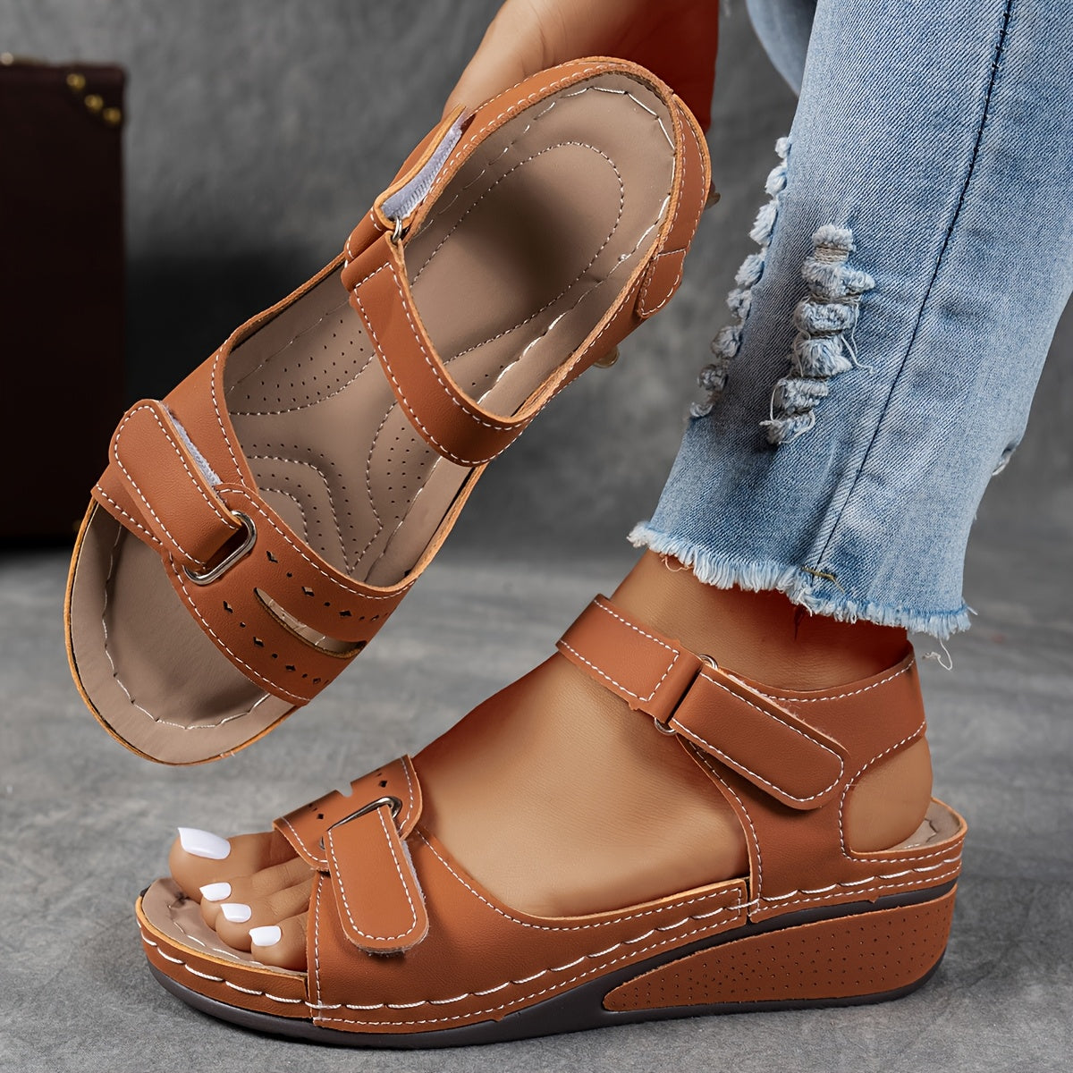 Altera Sandals with Adjustable Straps