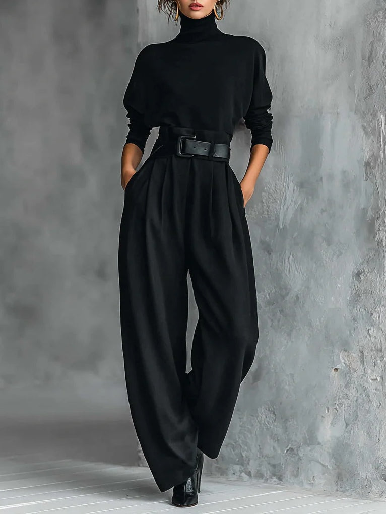 Gabriele Turtleneck Two-Piece Set