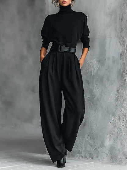 Gabriele Turtleneck Two-Piece Set