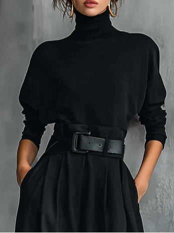 Gabriele Turtleneck Two-Piece Set