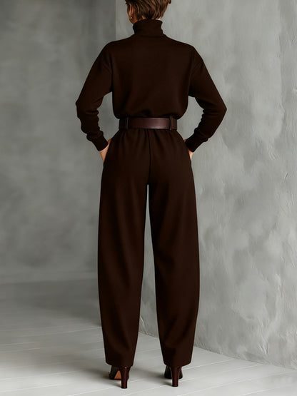 Gabriele Turtleneck Two-Piece Set