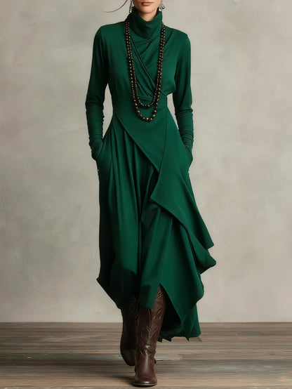 Isabella Turtleneck Maxi Dress
