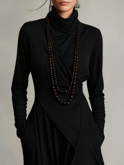 Isabella Turtleneck Maxi Dress