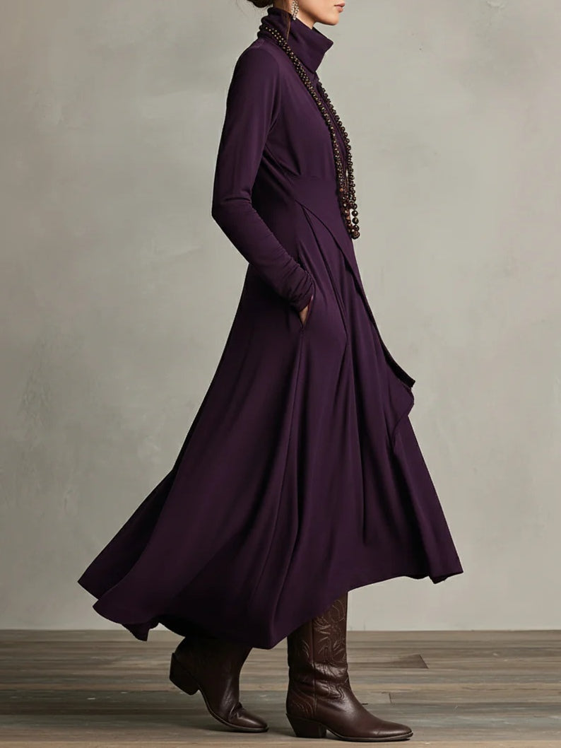 Isabella Turtleneck Maxi Dress