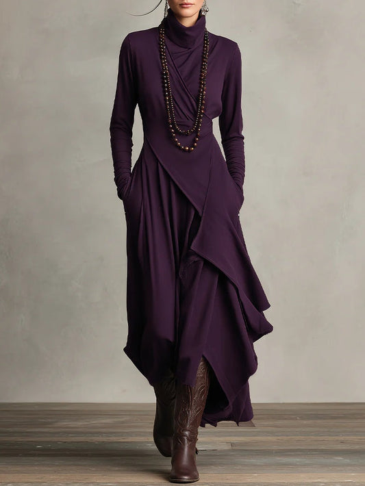 Isabella Turtleneck Maxi Dress
