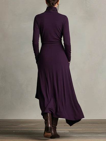 Isabella Turtleneck Maxi Dress