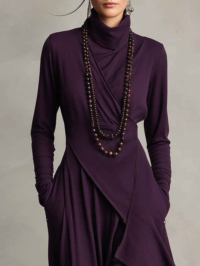 Isabella Turtleneck Maxi Dress
