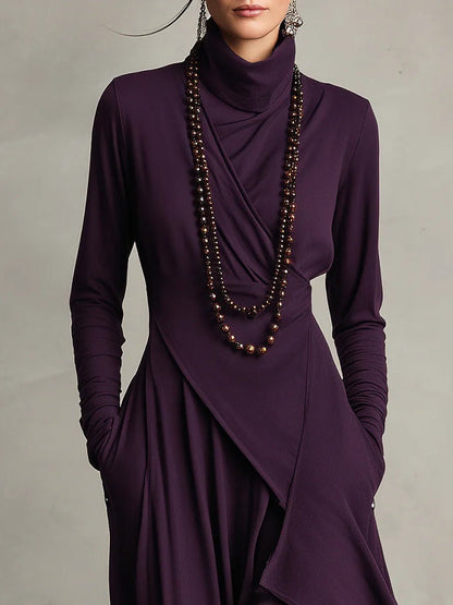 Isabella Turtleneck Maxi Dress