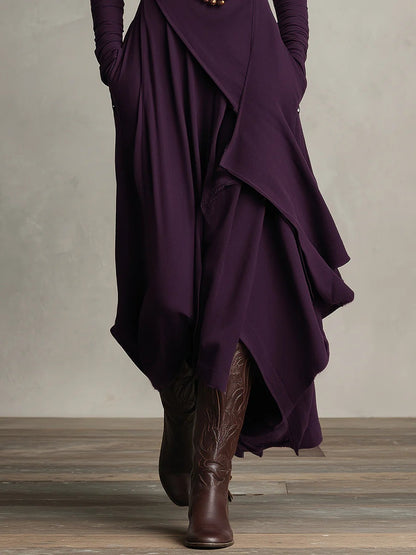 Isabella Turtleneck Maxi Dress