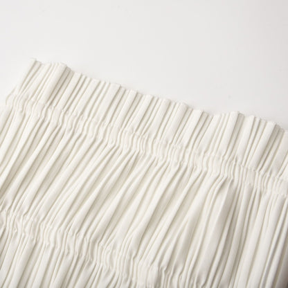 Milicent open-back pleated top