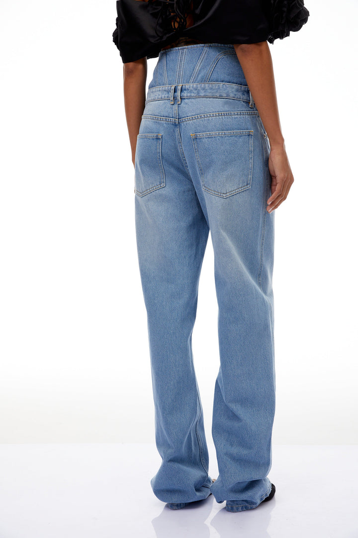 The Periwinkle Corset Jeans